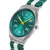 Часы Swatch Casual Stripe SS07S149, Зеленый,