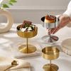 304 Stainless Steel Ice Cream High Footed Cup Reusable Pudding Cup Fruit Salad Cups  Bars Parties