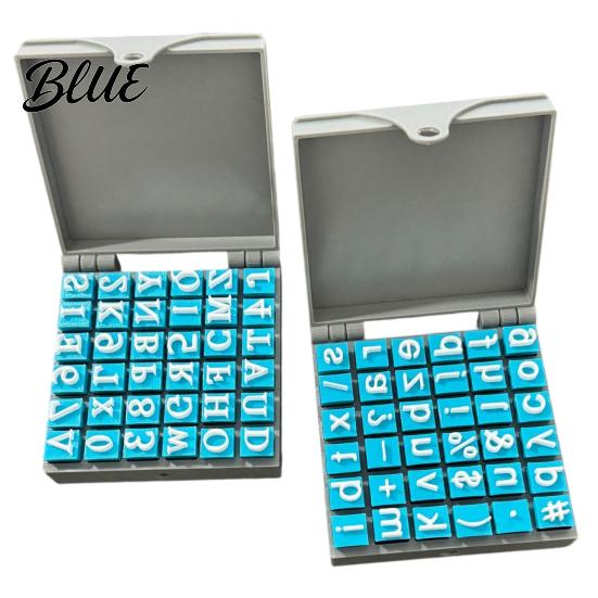 Alphabet Stamps for Clay 72Pcs/Set Concrete And Clay Includes Uppercase Lowercase Letters Numbers Symbols DIY Pottery Imprint Tools with Anti-reverse