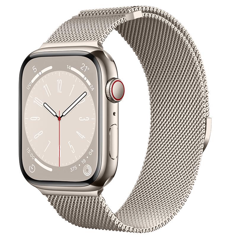 Миланский Магнитный Стальной Ремешок для Apple Watch Ultra/iWatch 10