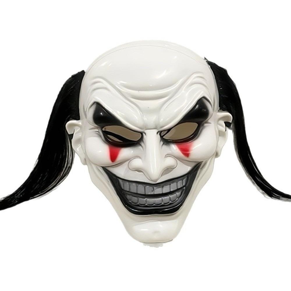 Smile Face Halloween Joker Mask Realistic Full Face Mask Novelty Scary Clown Mask Carnival Party