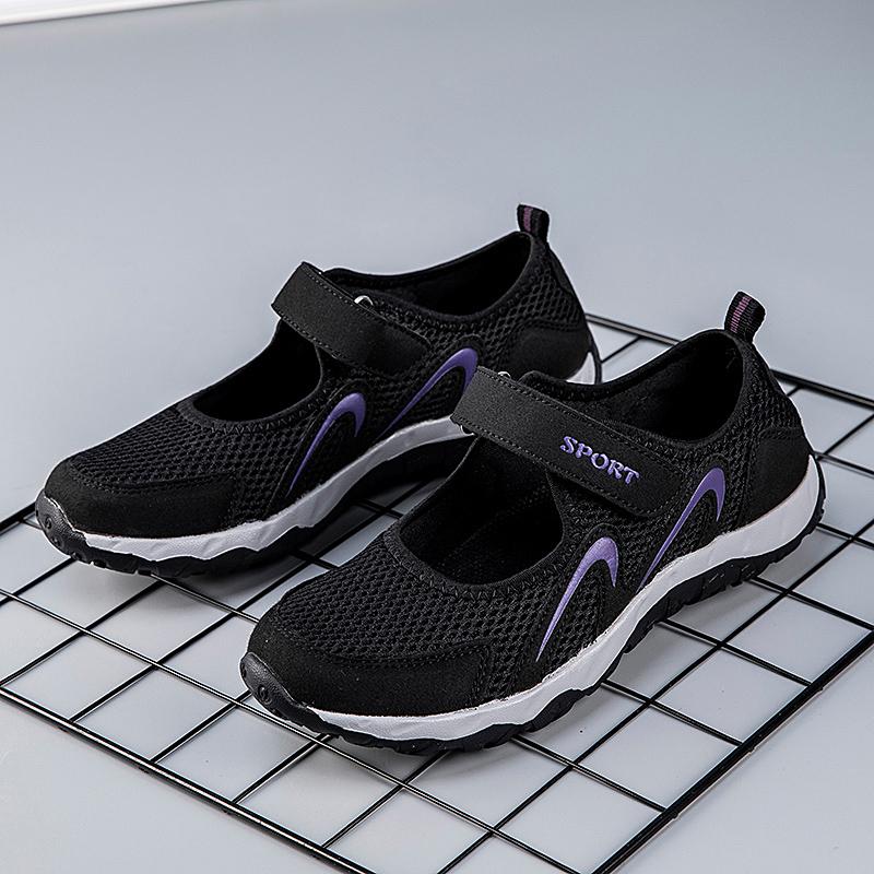 Модные женские кроссовки, балетки, повседневная обувь, удобная сетчатая женская обувь с нескользящей подошвой, летняя дышащая обувь для ходьбы
