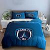 Blue "Paris FC" logo. Bedding sets Duvet cover sets Duvet covers Pillowcases(1*Duvet Cover 2*Pillowcases without duvet insert)