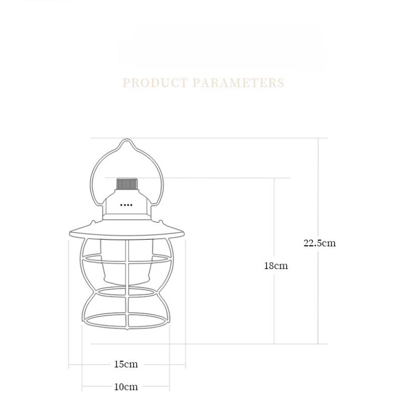 Model Outdoor Lighting Camping Lights Extra Long Life Rechargeable Camp Ambiance Vintage Camping Tent Horse Lights
