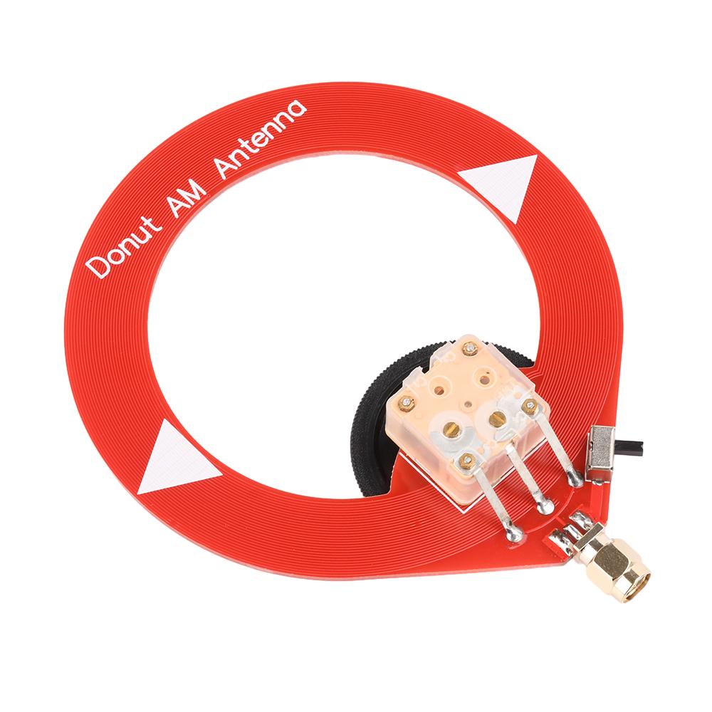 Circle Donut Antenna FM/AM/SW/WB Antenna 10kHz-180MHz Mini Loop Antenna Module for Radio Walkie Talkie SDR