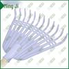 Mingji Plastic Leaf Rake with Wooden Handle