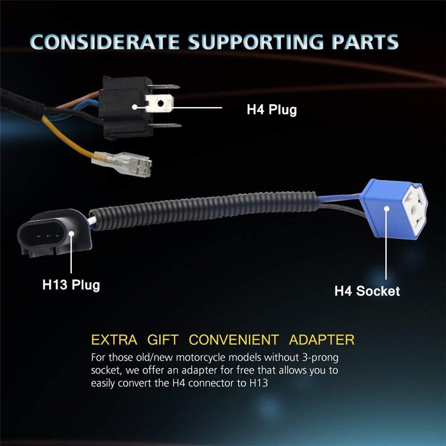 Pair 7'' 150W 10920Lm Round BlackLed Headlight High Low Beam With White Drl For Harley Jeep Wrangler Jk Tj Lj Cj Hummber H1 H2