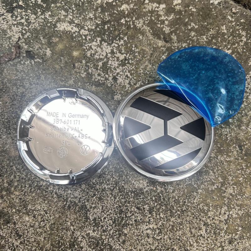 4pcs 65mm Car Wheel Center Hub Cap for VW Wolfsburg Edition Golf GTI R Logo Badge Hubcaps OEM 3B7601171 PQ9