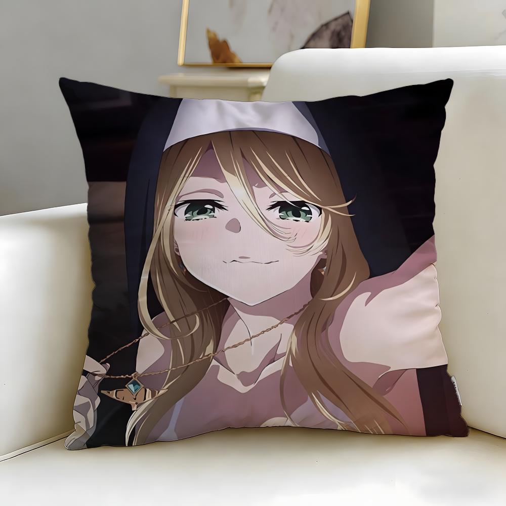 anime Engage Kiss Cushion Cover Soft EasyWash Pillow Case Versatile for Couch Bed Travel and Office
