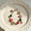 Key Pendant Sweet Acrylic Beaded Charm Purse Charm Holiday-Themed Bag Charm For Christmas Gatherings Mobile Phones Purse