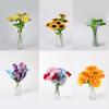 10pcs Non-Woven Bouquet Fresh Colors Roving For Needle Felting Diy Craft Felt Handwork Material Cut-Free Fabrics Party