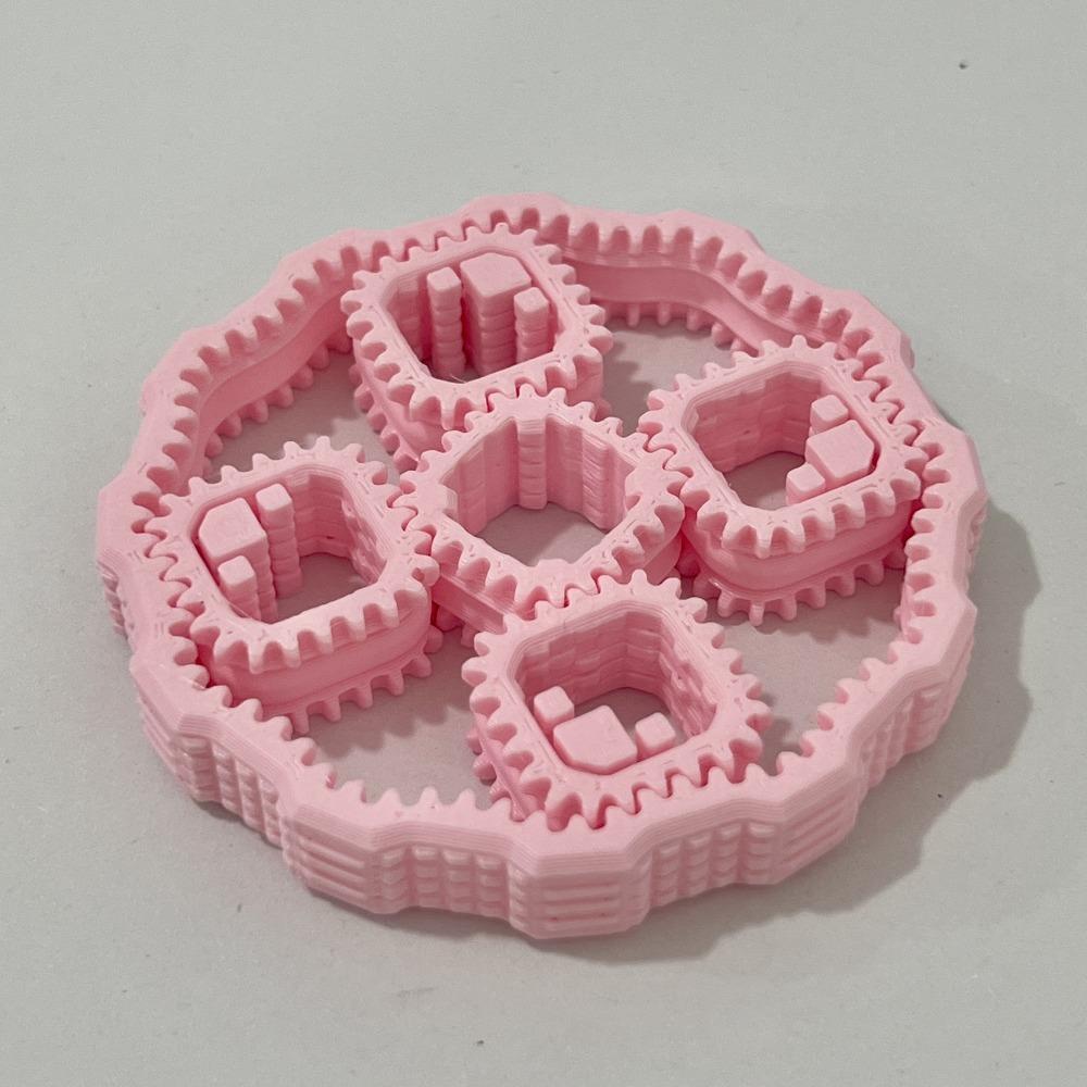 Sensory Hand Spinner 3D Printed Gear Fingertip Toy Fidget Gear Spin Toy Children's Gifts