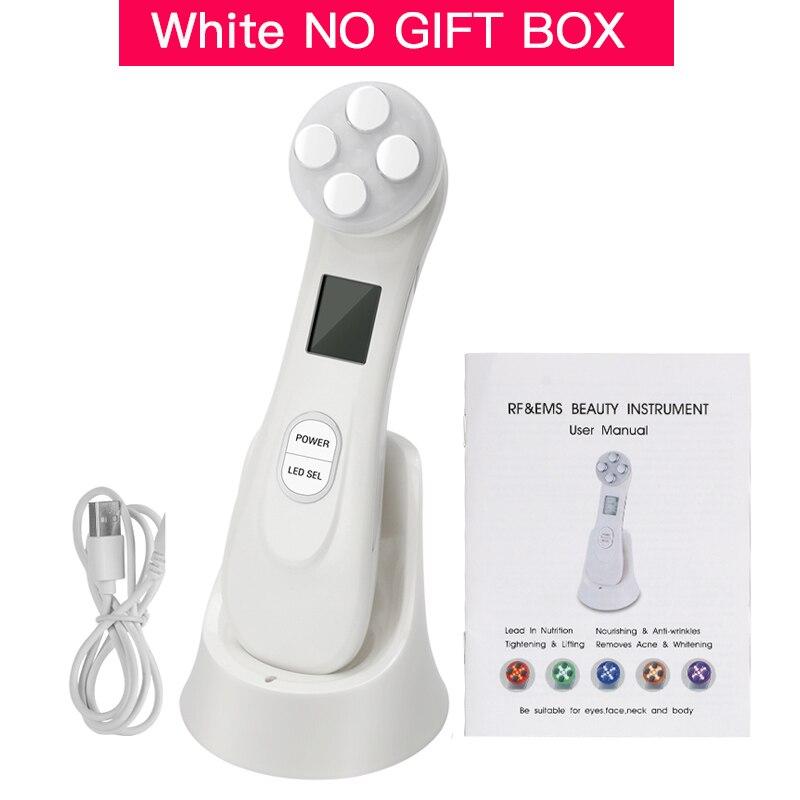 5 в 1 EMS Skin LED Фотонная подтяжка Мезотерапия Омоложение кожи лица Антивозрастной EMS Машина красоты Инструмент для ухода за кожей