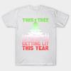 T Shirt Women Lit Christmas Tree Harajuku Print Kawaii Tshirt Summer Short Sleeve Female T-Shirt Top Tee