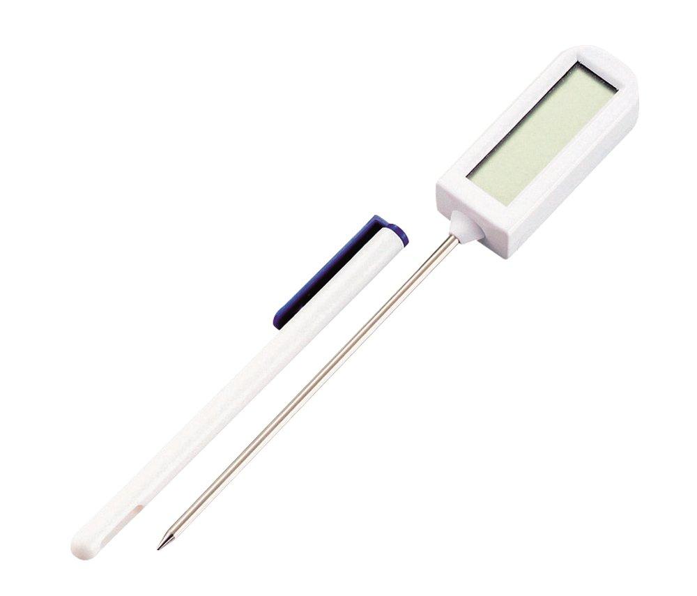 Pearl Metal Rubbing Digital Thermometer Convenient for Hot Water Bath D-180