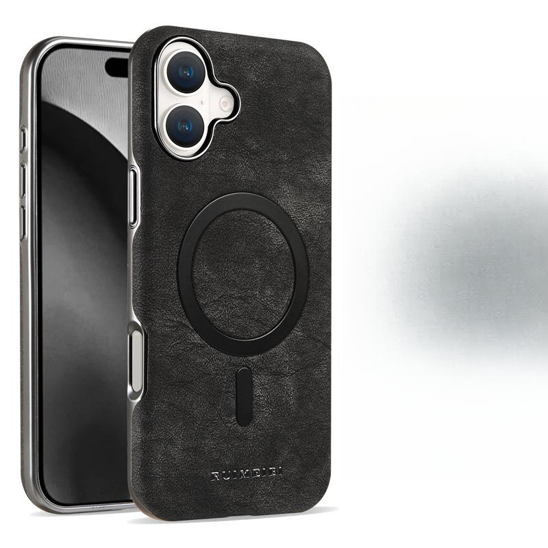 Подходит для чехлов Apple 16, замшевый iPhone15promax, магнитный, 14 полная защита, 13 противоударный, матовое гальваническое покрытие