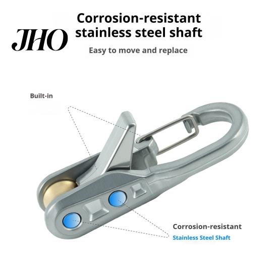 Weather-resistant Rope Tensioner 2/6/8/10/12/16/20Pcs with Roller Cord Heavy Duty Metal Outdoor Backpacking Hiking Boating Camping Guyline Adjuster