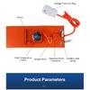 Silicone Heating Belt for Gas Cylinder 15kg 50kg Drum Tank Heater Wrap for LPG Propane Steel Bottle Adjustable