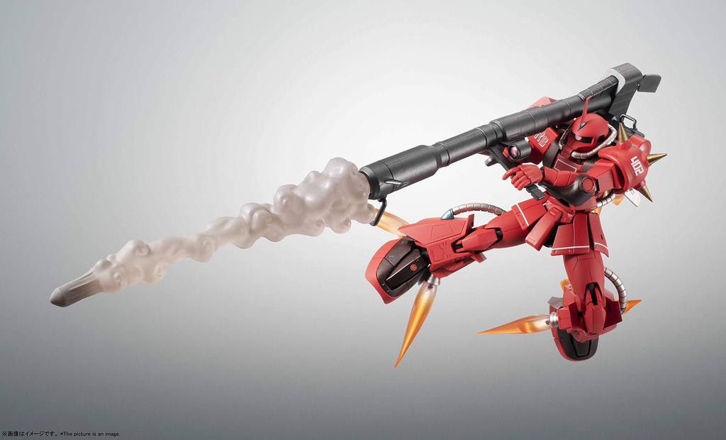 TAMASHII NATIONS Робот Духи Мобильный доспех Гандам Джонни Райден Высокомобильный Тип Заку II 125 мм окрашенная подвижная фигурка 158169 [СТОРОНА MS] MS-06R-2 вер.