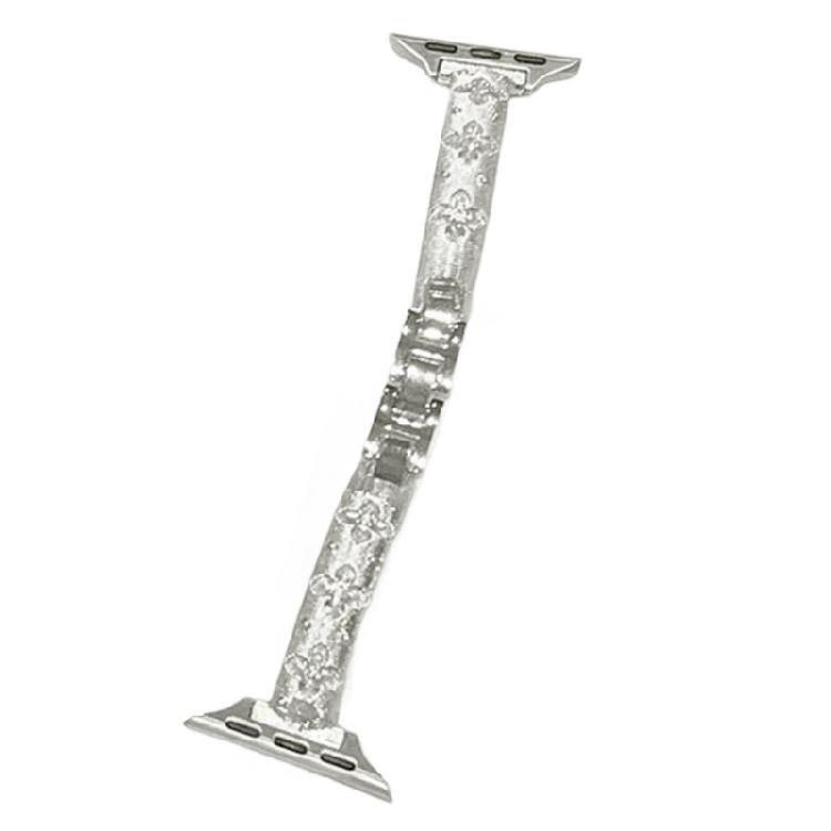 Quick Change Metal Watch Straps with Crystal Detailing for 38/40/41/42/44/45/49mm Multiple Device Size