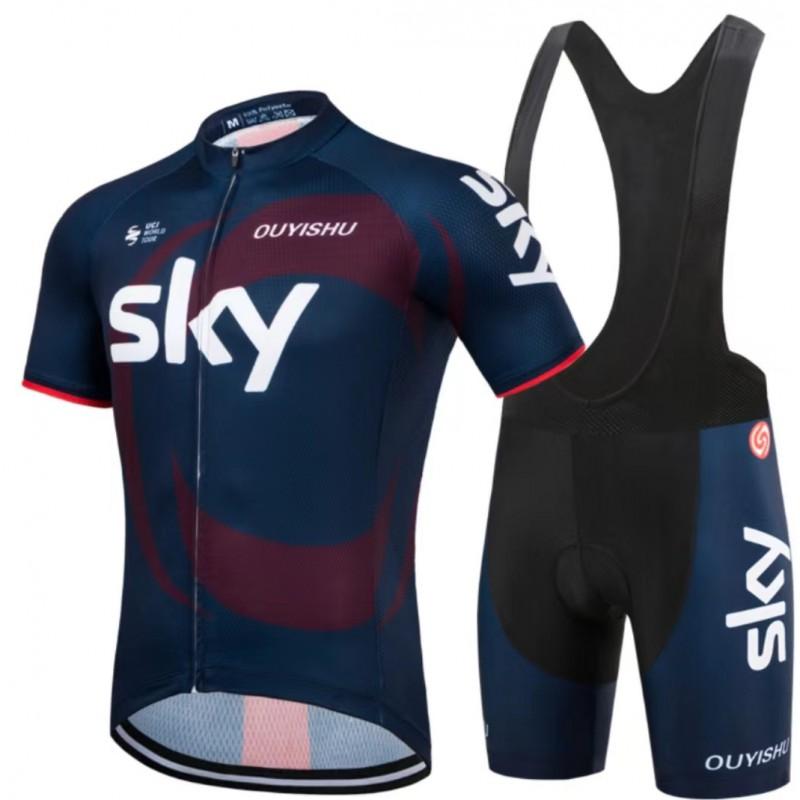 Men Women Cycling Jersey Set Short Sleeve Quick Dry Breathable Bike Riding Outfit Sports Apparel