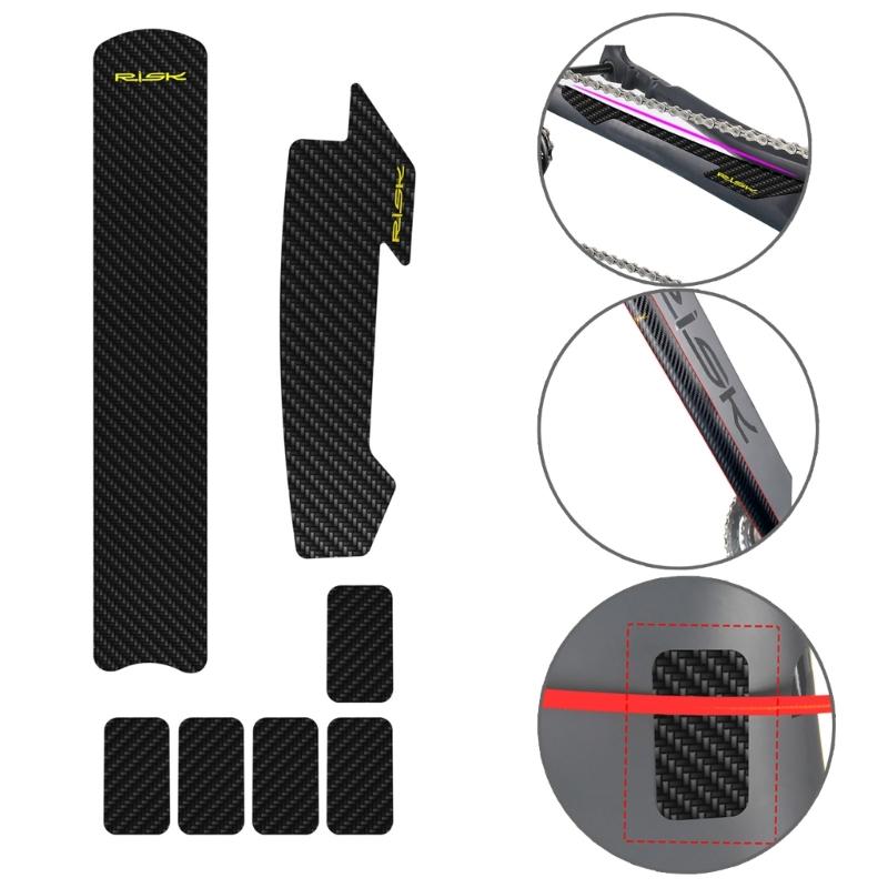 Велосипедный протектор пера рамы, накладка на перо рамы для велосипеда, устойчивая к царапинам крышка, съемные клейкие элементы, противоскользящие накладки