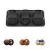 High Temperature Resistant Peanut Silicone Mold 3 Cavities Dessert Making Mold  Party Dessert