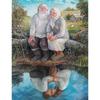 DIY 5D Diamond Painting Old Couple Full Round Drill Mosaic Diamond Embroidery Rhinestone Cross Stitch Sweet Home Old Man Decor