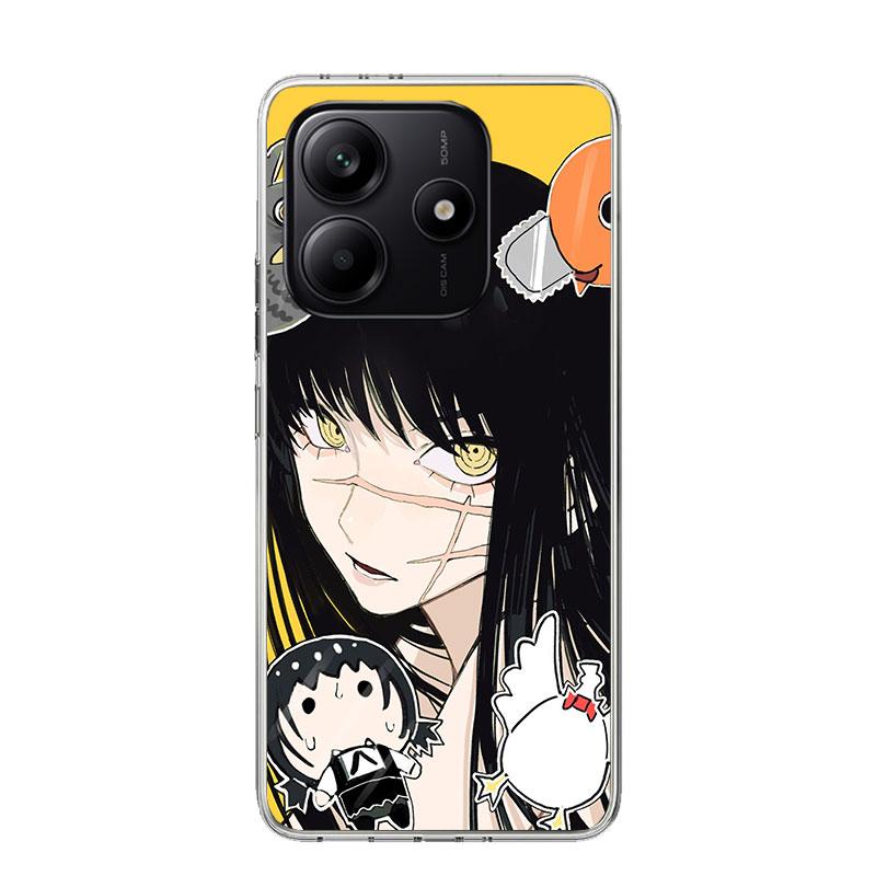 Чехол для телефона Chainsaw Man Yoru War Devil для Xiaomi Redmi Note 15 14 13 12S 12 Pro Plus 11S 11E 11 11T 10S 10 Арт Мягкий Рисунок