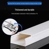 PVC Self-Adhesive Flame Retardant Cable Trunking (20x10mm, 10-Pack)