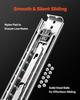 VEVOR 1 Pair Full Extension Drawer Slides 16 18 20 24 30 35 37.4 59 24 32 36 40 48 60 in, 500 lbs Load Capacity Locking Drawer Slides