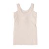 Hinna Deodorizing Cotton Inner Tank Top Nude [hinna] Sweat-Absorbing (with Cups) (M-L, Beige)