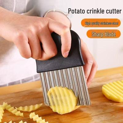 Нож для фигурной нарезки картофеля Wolf Tooth - Гофрированный слайсер для оригинальных нарезок