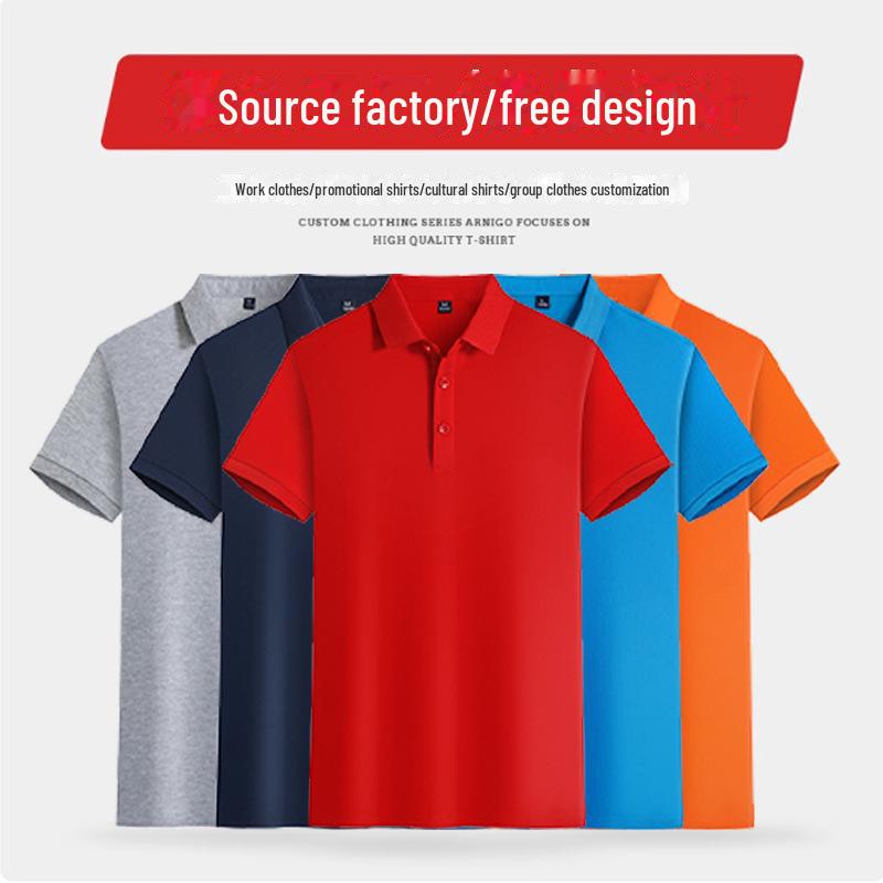 Рубашки-поло из мерсеризованного хлопка премиум-класса, индивидуальная рабочая одежда и футболки с логотипами