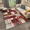 Современный геометрический ковер Богемный цветочный ретро пэчворк клетчатый коврик Противоскользящий коврик для гостиной спальни Домашнее украшение