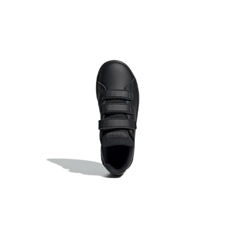 adidas Neo Advantage Модные Прочные Низкие Детские Кеды для Скейтбординга Детские Кроссовки Черные EF0222