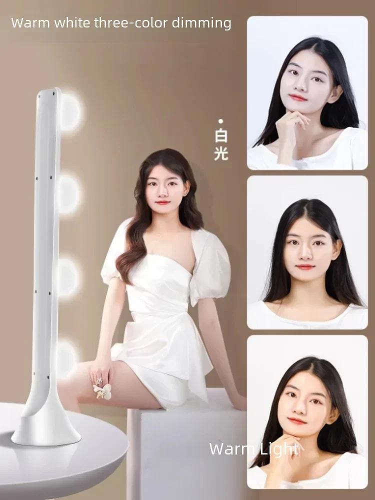 Светодиодная настольная лампа для макияжа - Профессиональный заполняющий свет для прямых трансляций, студийного видео, фотографии и фонового освещения