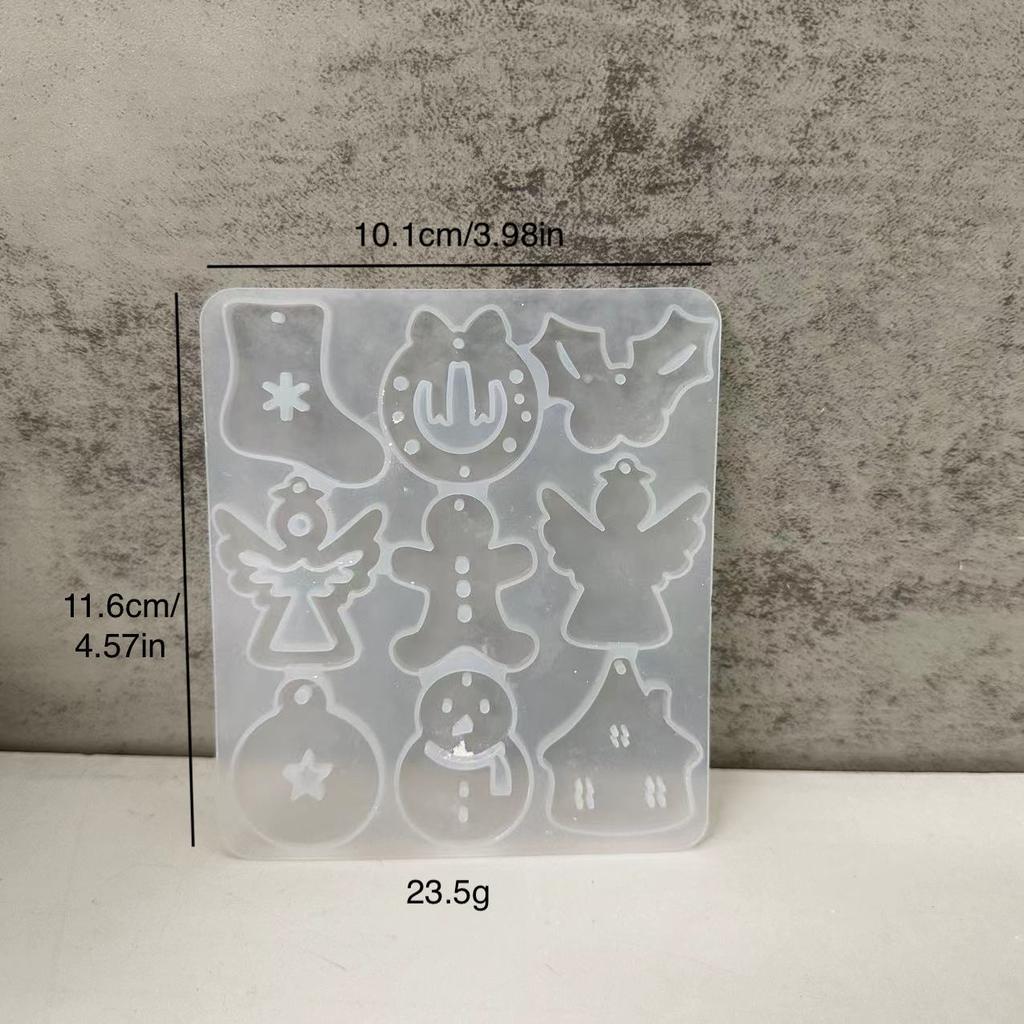 Список рождественских серий «сделай сам» из силиконовой формы для сережек-брелков, гипсовой формы для капель