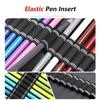 36/48/72 Holes Pen Curtain Black Oxford Painting Pencil Organizer Pencil Bag  Art Supplies