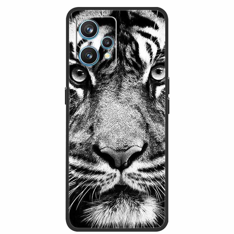 Чехол для Realme 9 RMX3521 Ударопрочный Мягкий силикон ТПУ Задняя крышка Для телефона Realme9 4G Чехлы Realme 9 6,4 дюйма Милый мультяшный чехол-сумка