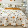 Summer Quilt 2024 New Double Layer Yarn Water Wash Printed Cool Blanket For Summer Flower  Air Conditioning Quilt Sheet