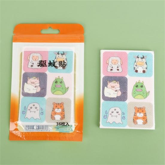 36 шт. многоцелевые эфирные масла привлекательные портативные репелленты с изображением животных патчи от комаров наклейки