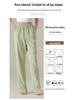 Women's Pure Cotton Loose Sleep Pants - Lightweight for Spring, Summer, and Autumn with Plus Sizes, Suitable for Casual Home or Outdoor Wear.