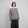 Crew Neck Casual Solid Color Commuting Pure Wool Knitted Top Women's Versatile Loose High-end Bottoming Shirt