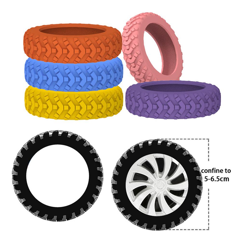 8 шт. Защитные чехлы для колес чемодана, мягкие бесшумные колеса для тележки, чехлы для колес чемодана, роликовые аксессуары для чемодана, снижение шума