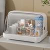 Baby Bottle Drying Rack with Cover 360-Degree Sealing Kitchen Cabinet Organizer Bottle