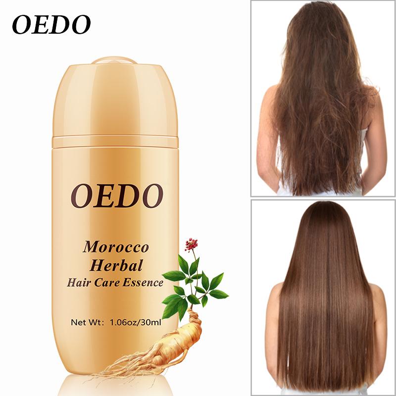 OEDO Эссенция для ухода за волосами на травах из Марокко для мужчин и женщин, быстрое мощное восстановление волос