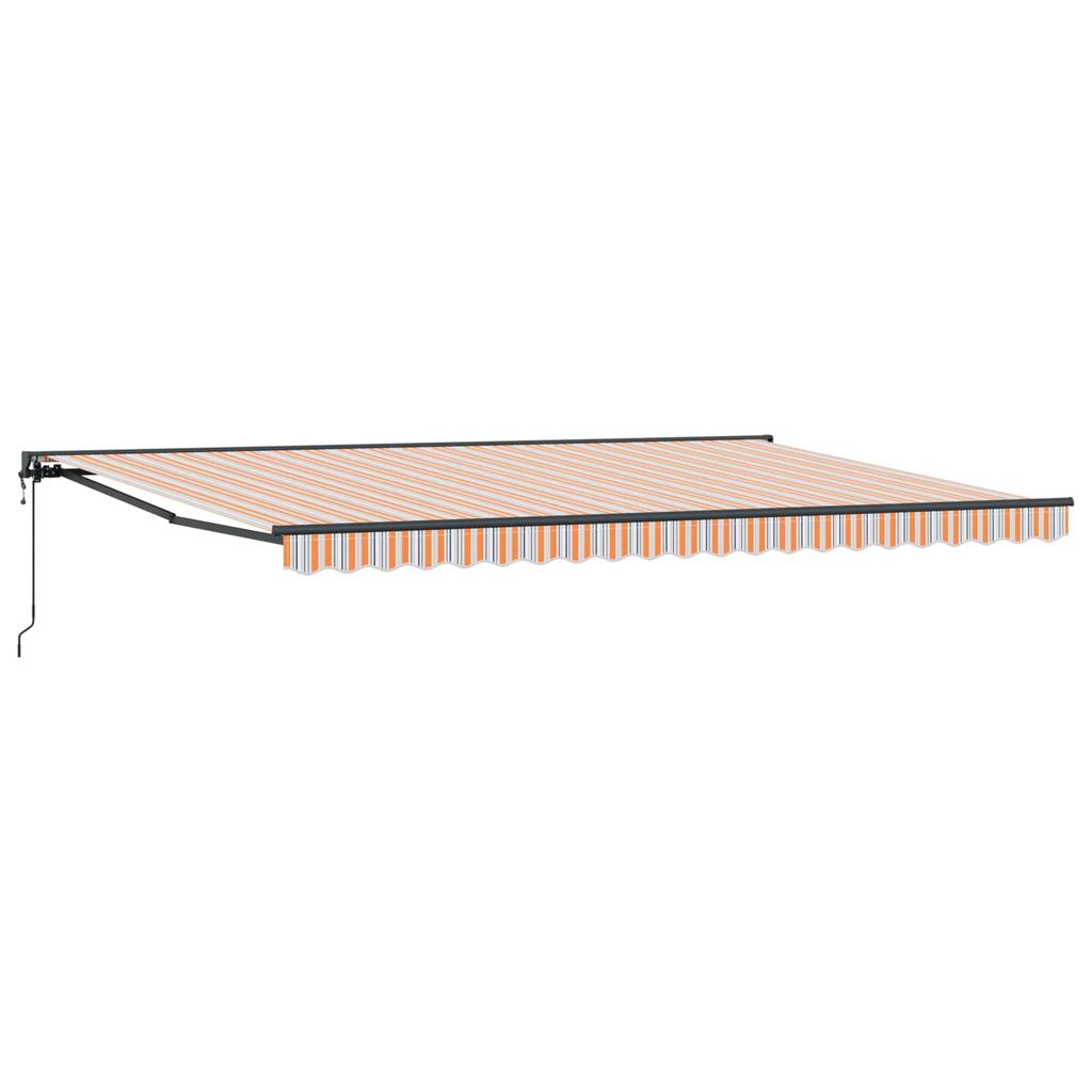 Awning Frame Blue and Orange 500 x 300 cm