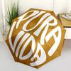 1pc Pura Vida Automatic Folding Umbrella, 8-Rib Sturdy Canopy, Portable Travel Umbrella for Outdoor Use