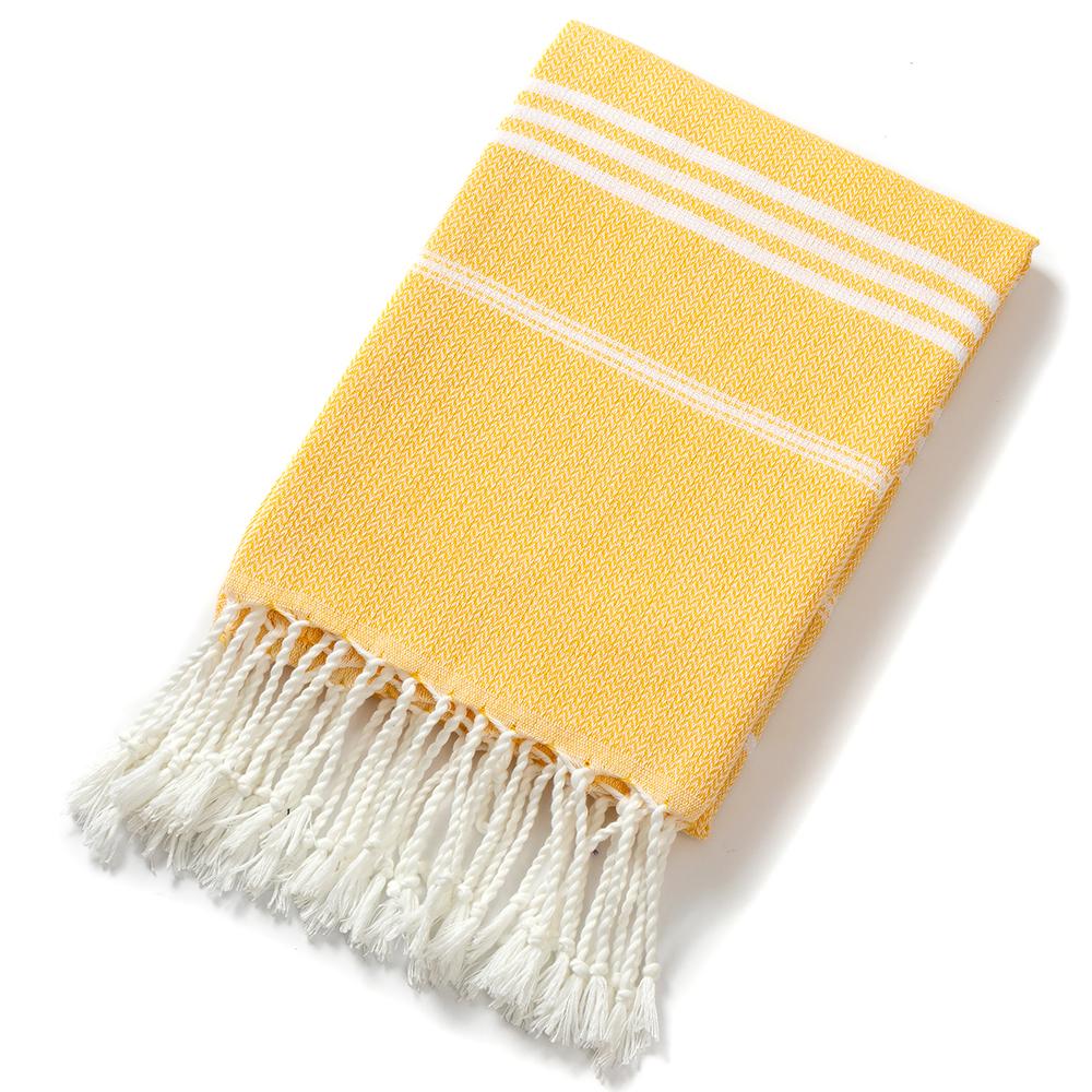 Holiday Towels with Tassel, Striped Bath Towels, Natural Turkish Beach Towel Set for Bathroom Pool Absorbent Towels
